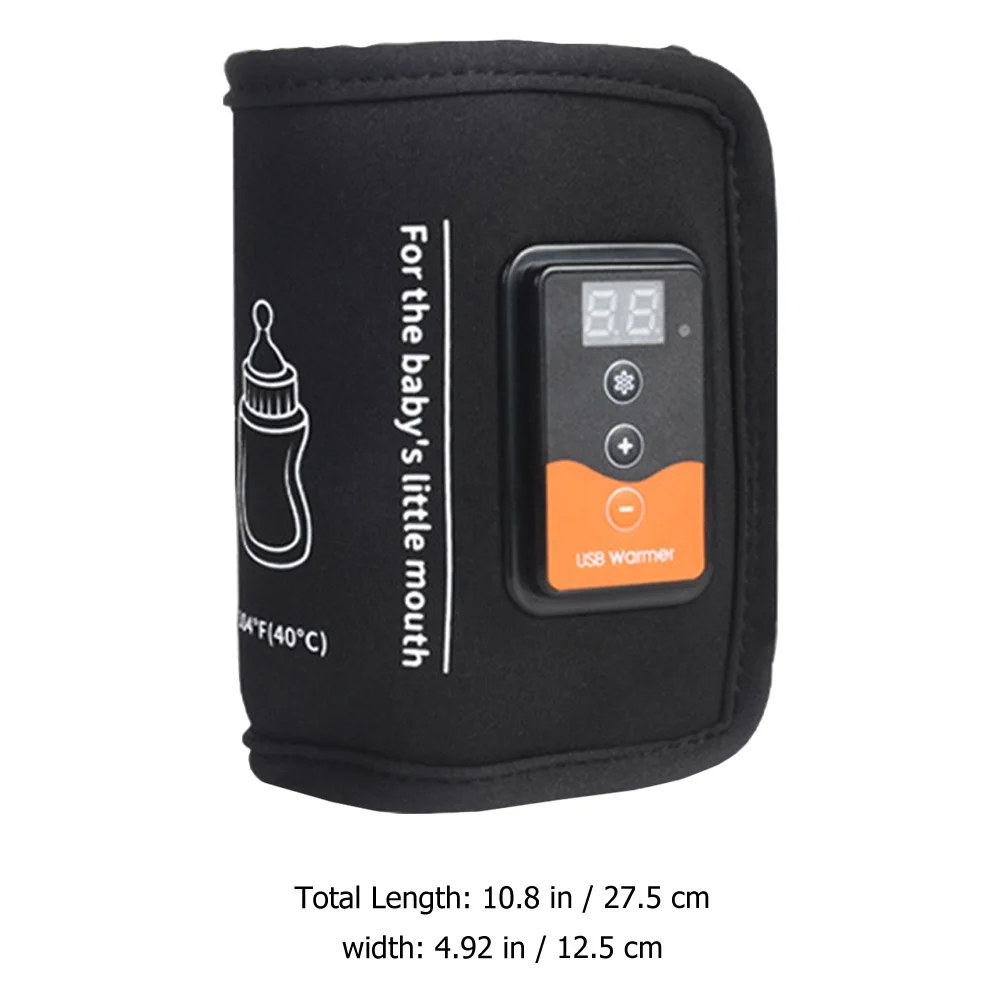 Chauffe-biberon Portable USB, manchon chauffant pour lait, couverture isolante, chauffe-biberon de voyage, alimentation nocturne, enveloppe de lait maternel réutilisable