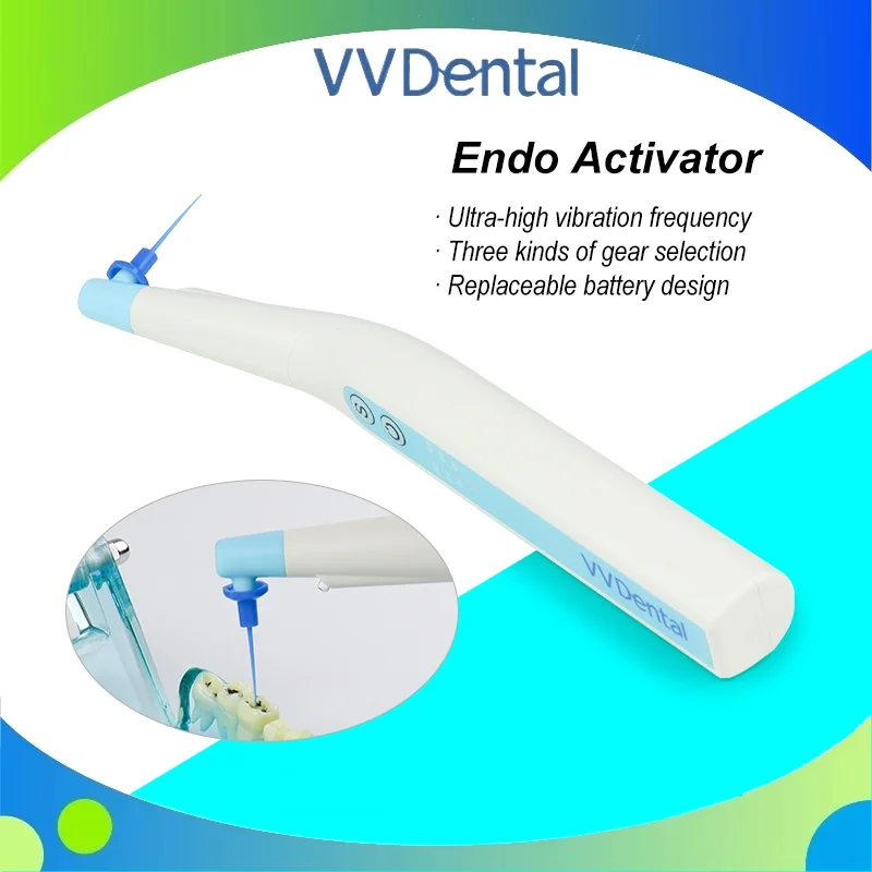 Dental Endo Activator Root Canal Sonic Irrigator With 60 Pcs Endo Tips Endodontic Cleaning Instrument Professional Dentistry