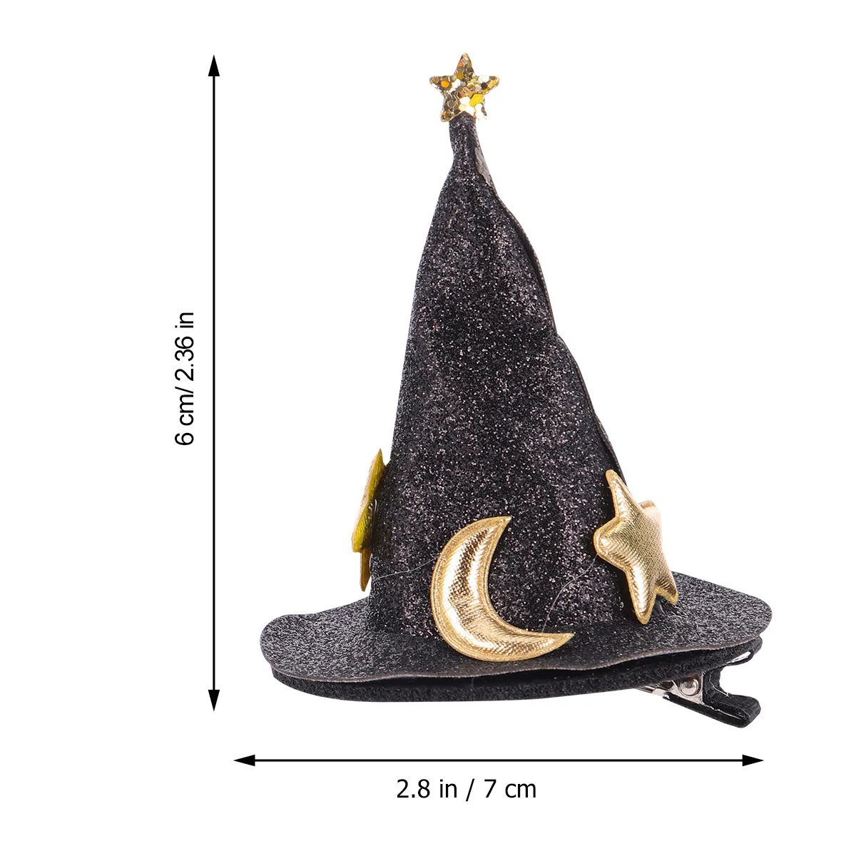 

3Pcs Halloween Pointed Hat Hair Clip Mini Headdress for Baby Girls Party Birthday Wedding Accessory Party Hat Hair Clip