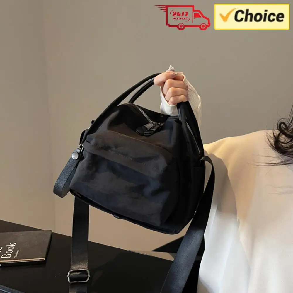 

Женская легкая сумка на ремне, однотонная повседневная сумка через плечо на молнии, тканевая сумка Оксфорд, дорожная сумка для покупок, работы, сумка для свиданий