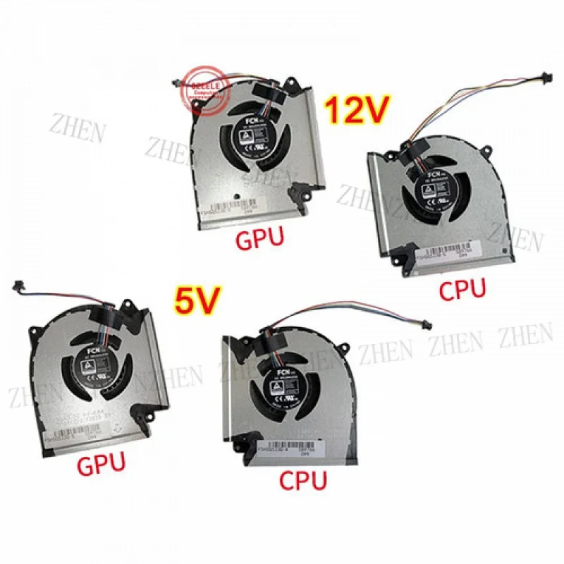 Y Cpu Gpu Cooler Fan For Asus G513R G713R G533Z G733Z W/M/X G15 G533Q G513QR 5V12V