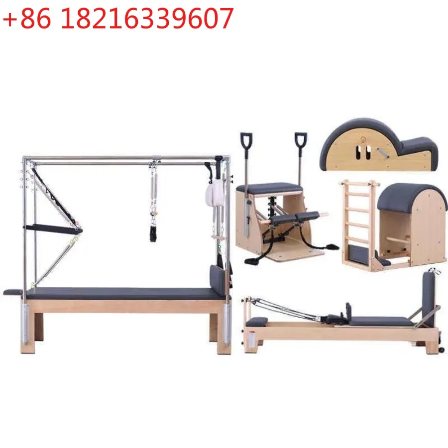 YAO Five-Piece Core Bed Bucket Personal Education Corrector Ladder Stable Step Chair Yoga Loft Pilates Made of Wood pilates refo