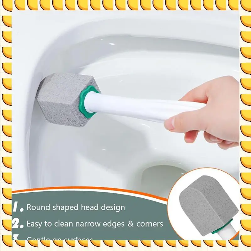 

BAAU 20 шт. пемза для унитаза, очиститель для унитаза, пемза для унитаза с длинной ручкой, щетка для унитаза для бассейна, ванн, кухонная раковина