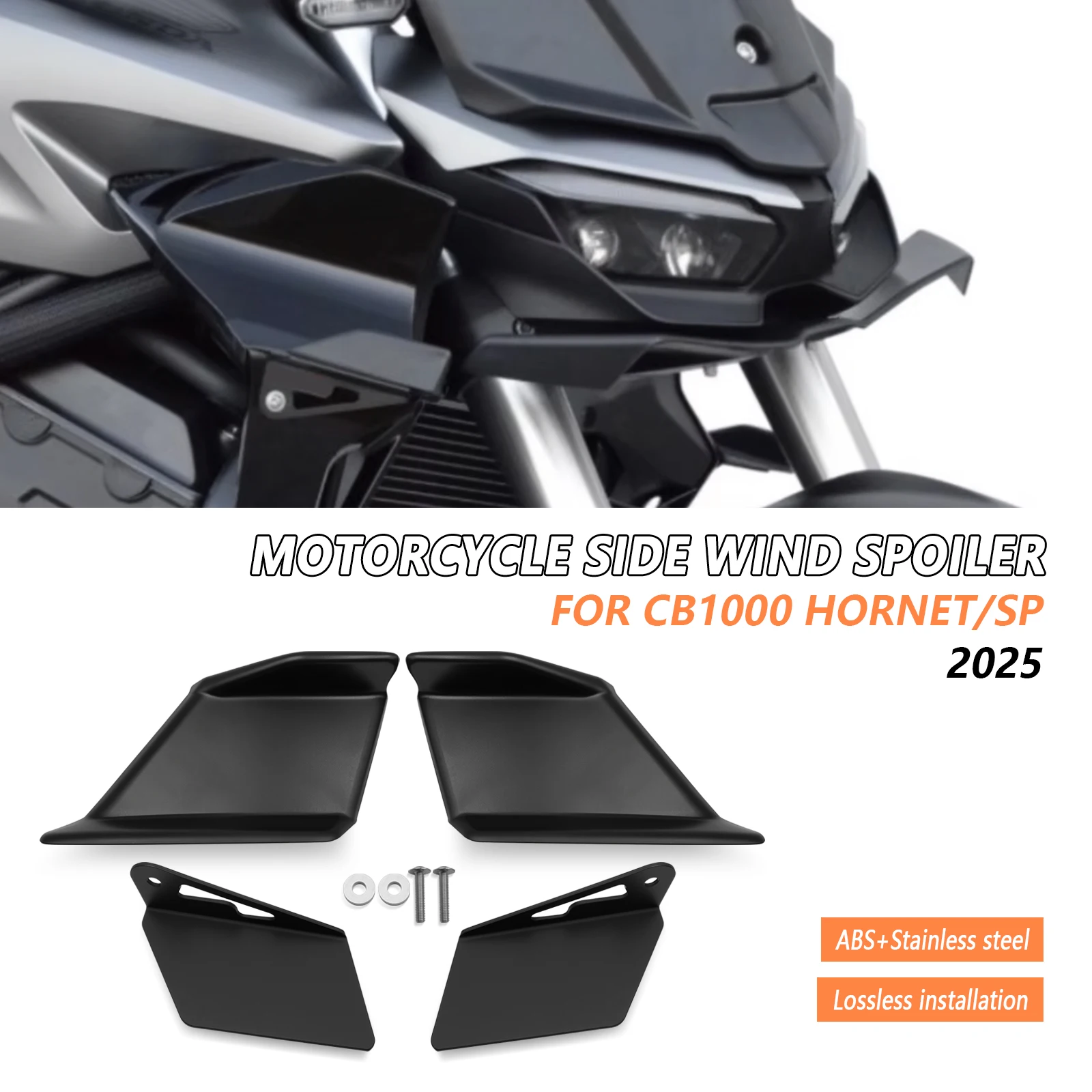 For Honda CB1000 Hornet / SP 2025 New Accessories Wings Protection Tank Guard Motorcycle Fuel Tank Side Wings Spoiler