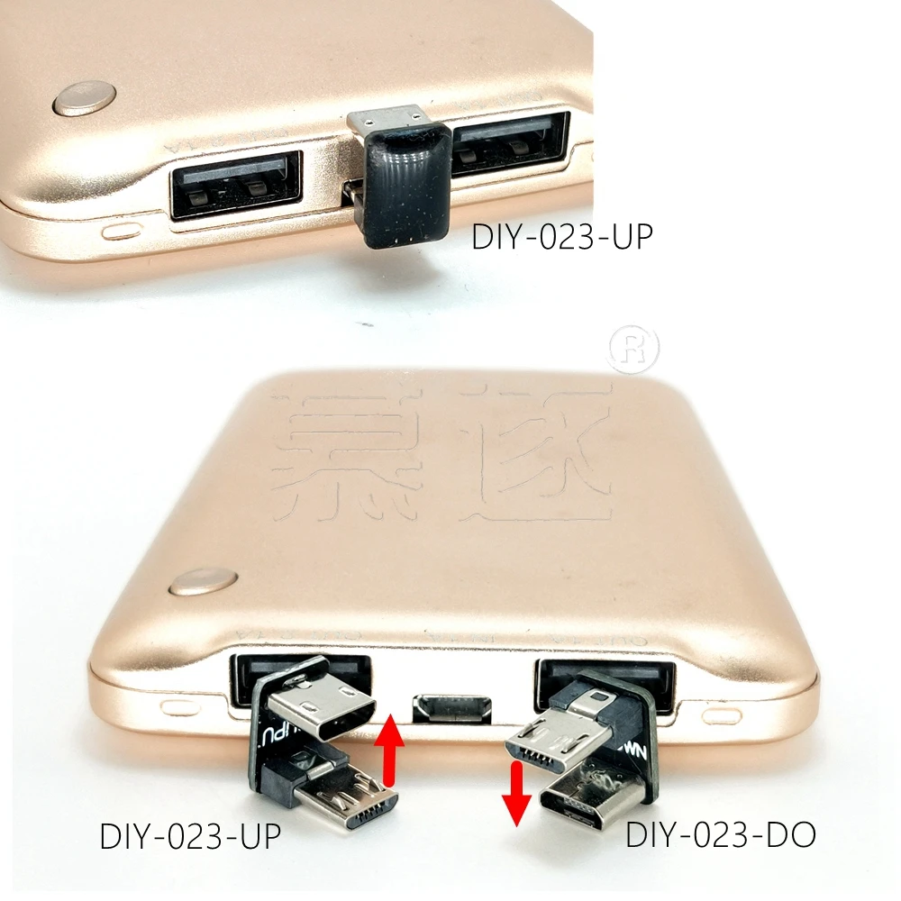 Android micro USB Female To Micro USB Male Adapter Converter Connector for