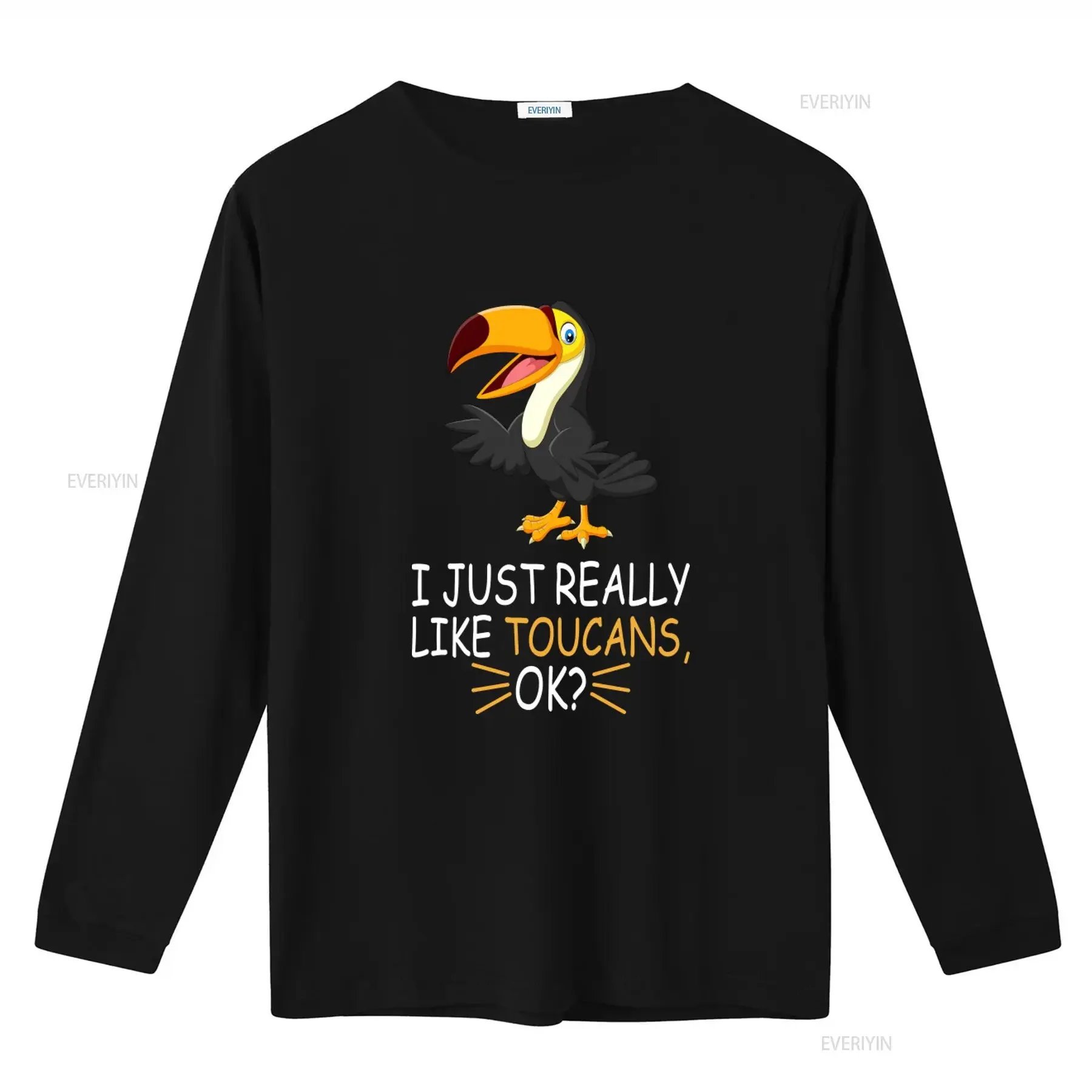 Cute Cartoon Toucan I Just Really Like Toucans Ok Funny Bird Lover T Shirt vintage Washed Stylish Stretched Soft