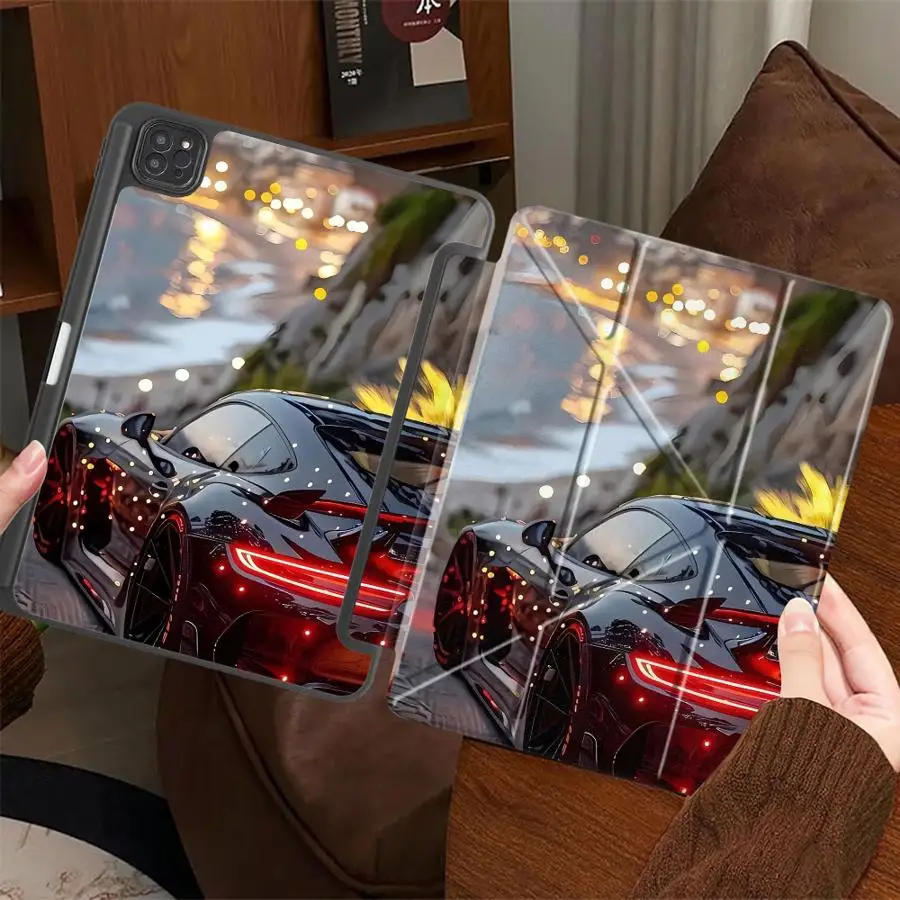 

Holder Cover Tablet Case For iPad Air 4 5 M3 M2 M4 11inch Pro 2025 Pro 11th 10th 9th 8th 7th 12.9inch Mini 6 7 Cartoon Luxury