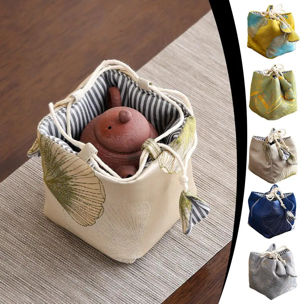 

Chinese Simple Teaware Storage Bag Traditional Kung Jewelry Teacup Portable Fabric Travelling Fu Accessories Tea Bags Prote E0L7