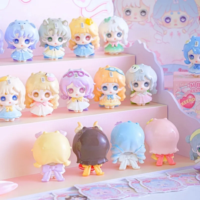 Nieuwe Keeno Mbti Leuke Vrienden Serie Mini Blind Box Kawaii Model Leuke Kleine Tafelblad Ornamenten Die Worden Verzameld Als Geschenken