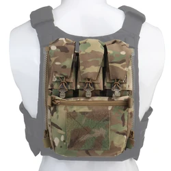 Panel trasero táctico Banger bag YKK, chaleco de combate Militar con cremallera, solapa de retención de bolsillo GP, portador de placa, Airsoft, Paintball, V5 PC