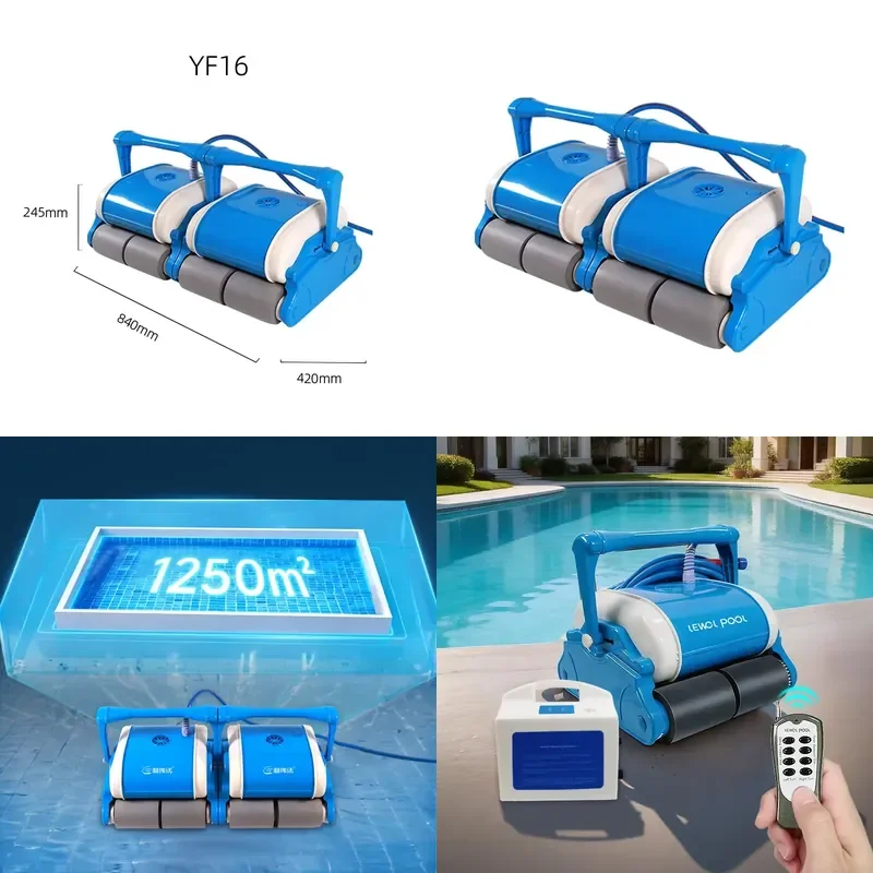 STROVAN YF16 Pool Robot Cleaner OEM ODM Factory Swimming Pool Cleaner for Public Swimming Pool Water Park Resort Villa