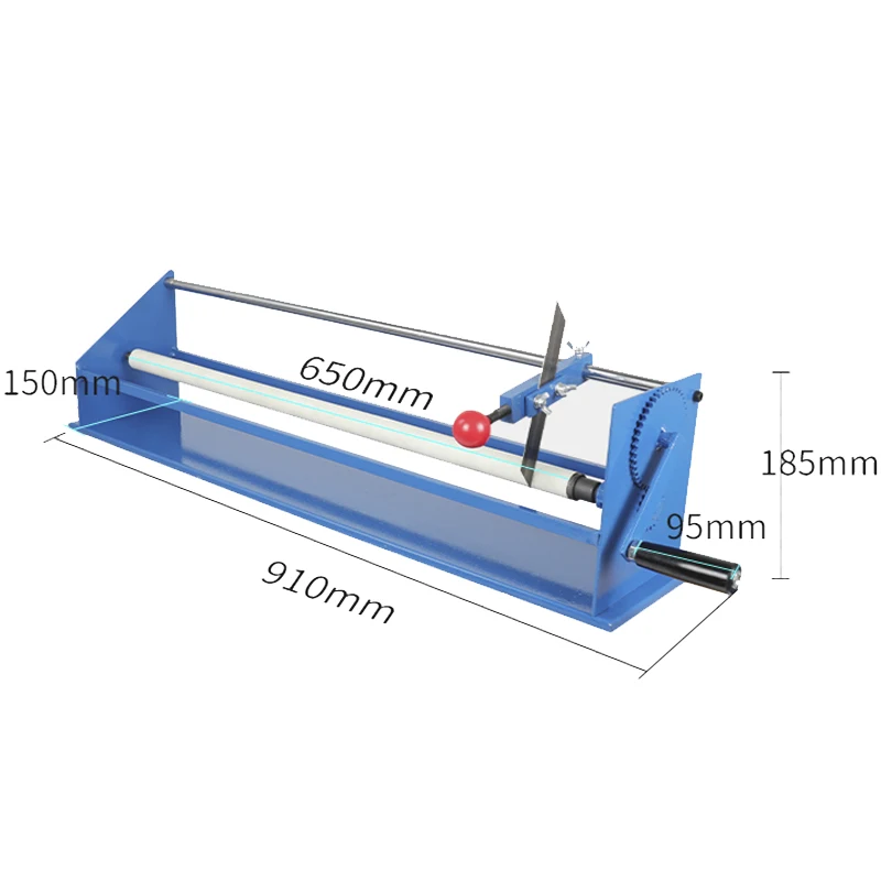 QG-8 Manual Hot Stamping Paper Cutting Machine Aluminum foil gold paper slitting machine Ribbon slitting machine