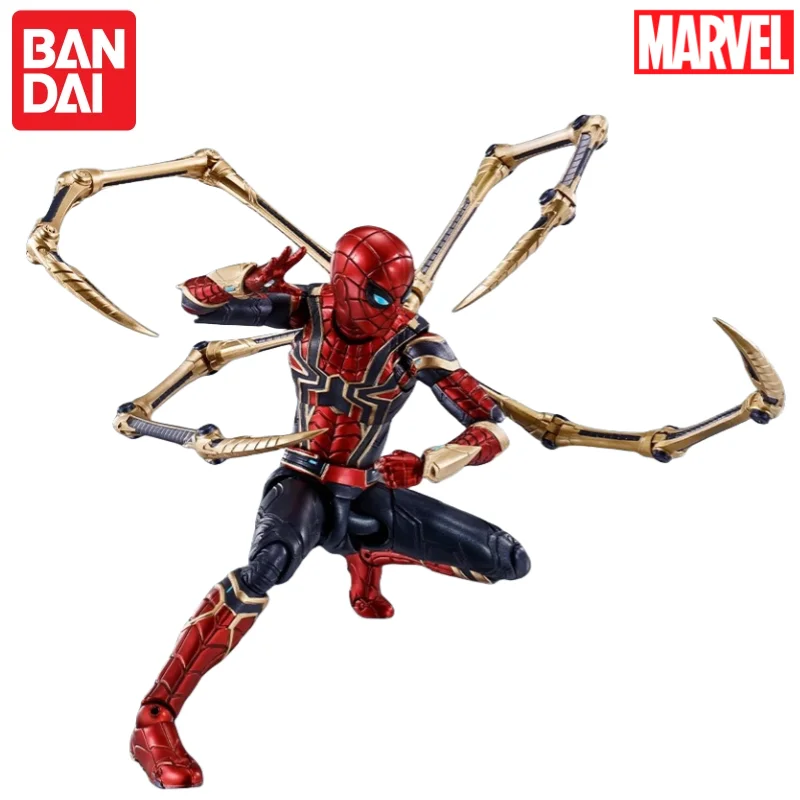 en-stock-bandai-s-h-figuarts-no-way-home-iron-spider-figura-articulada-anime-modelo-juguete-para-regalo