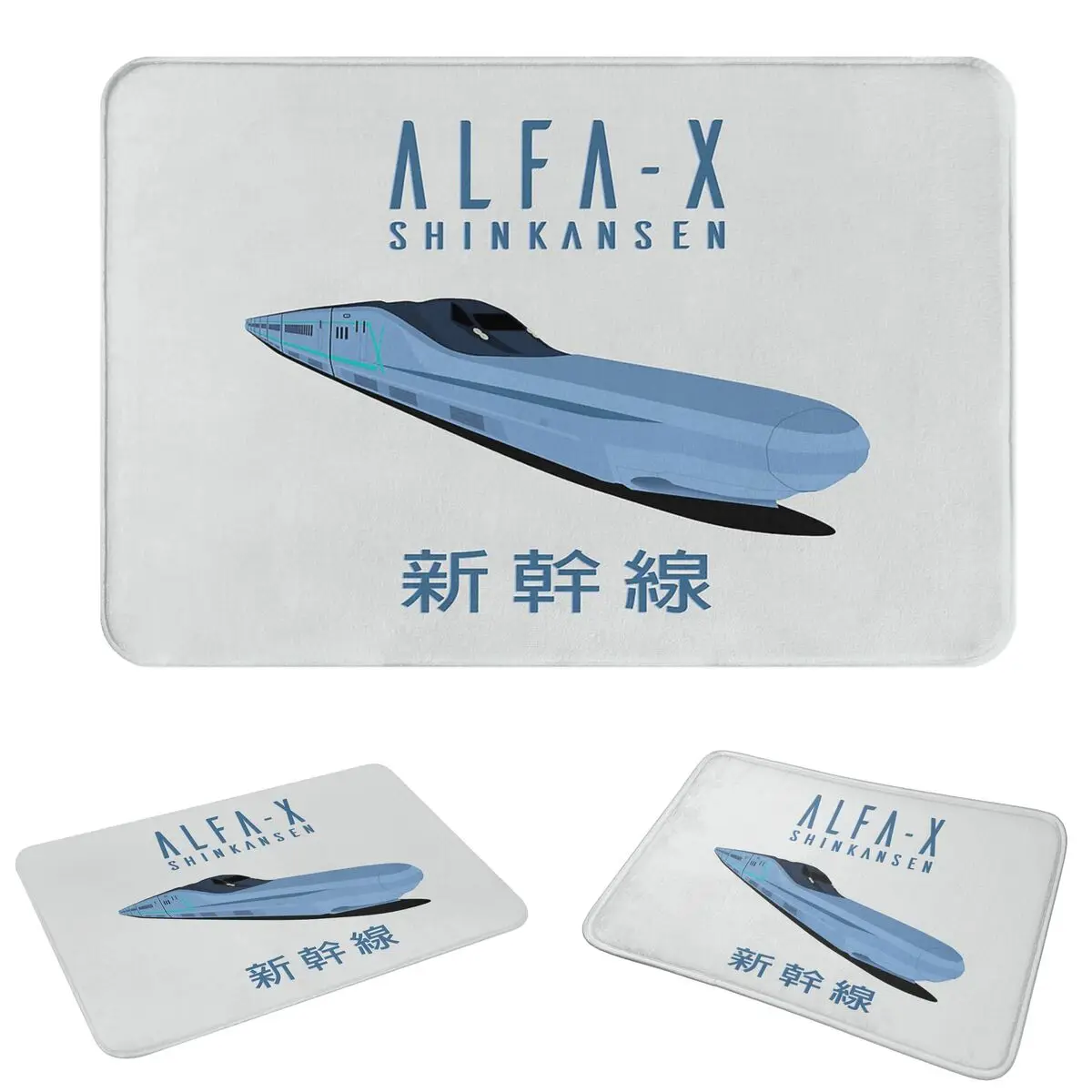 Japanese Shinkansen Bullet Trains Doormat Cushion Carpet Rug Kitchen Entrance Home Floor Mat for Living room Footpad Mats