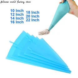 10/12/14/16/18/20/22 Inch Dẻo Silicone Bánh Ngọt Túi Đầu Bếp Bánh Ống Dạng Ống Dẫn kem Trang Trí Bánh Dụng Cụ Có Thể Tái Sử Dụng Bánh Ngọt Túi