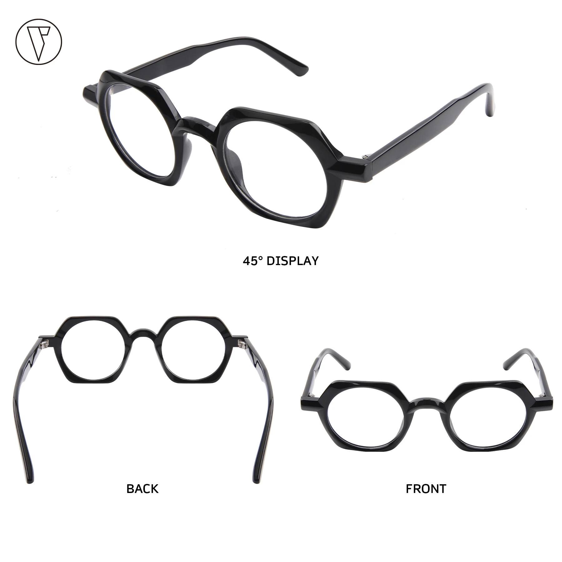 ONDEX Custom Prescription Sunglasses/Eyeglasses,Stylish UV400 Polarized Lenses,Photochromic Lens,Personalized Power-1.00 to-8.50