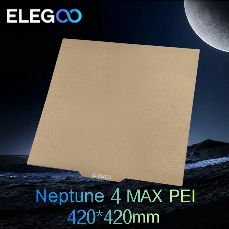 ELEGOO 3D Printer PEI Build Plate Kit(No stickers) for Neptune 4Max  Neptune 3Max Hotbed platform Multi models official parts