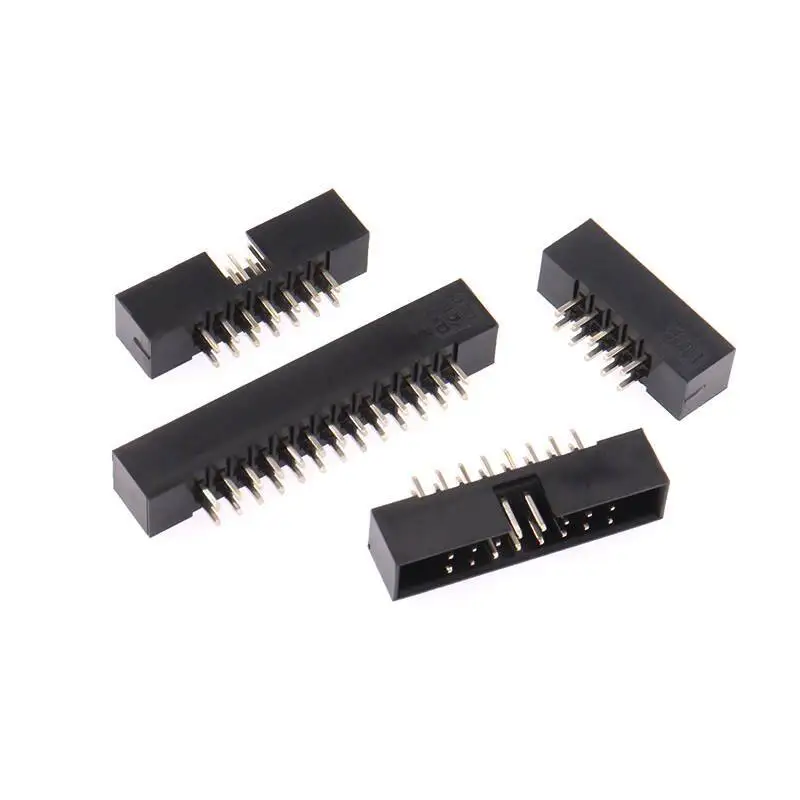 2~5~10 Stück einfache Bullhorn-Buchse 2,0 mm gerader Pin JTAG-Kabel DC3-6P 8P 10P 16P 20P 34P 40P 50P – Detail 4