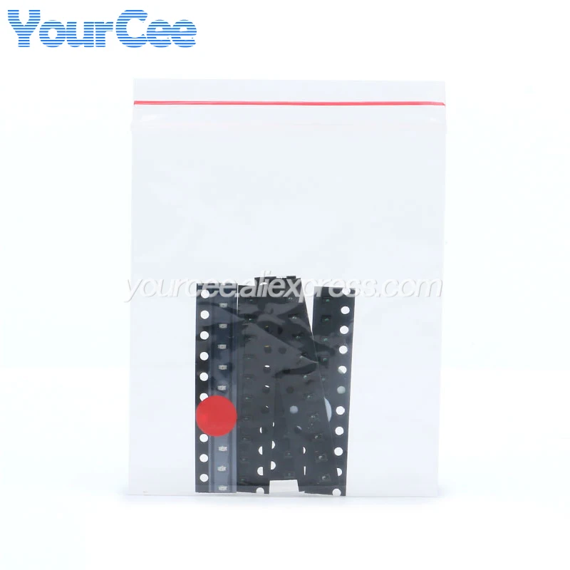 100pcs/50pcs 1206 0402 0603 0805 SMD LED Diodes Component Package Kit DIY White Red Blue Green Yellow Super Bright