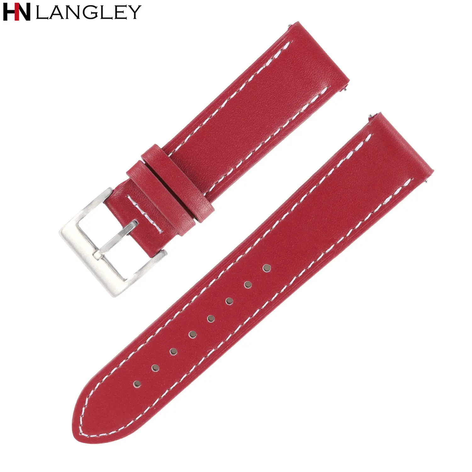 High Quality Genuine Leather Straps 18/20/22/24mm for Samsung Galaxy Watch3 Gear S3 Quick Release Watch Accessories Cowhide Band