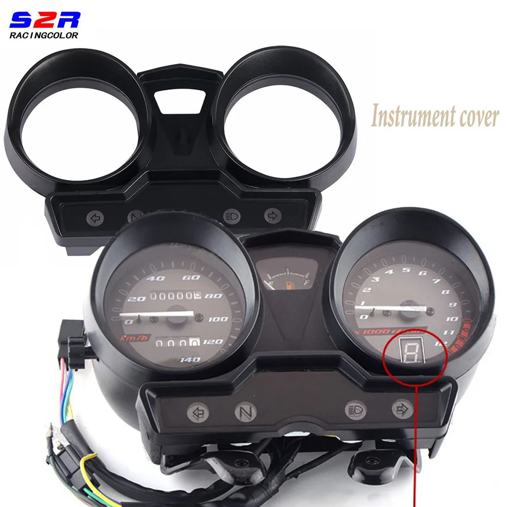 Motorcycle Speedometer Tachometer Speed Meter Instrument Outer Frame Cover Odometer Lids for YAMAHA YBR125 YBR 125 Euro III Part