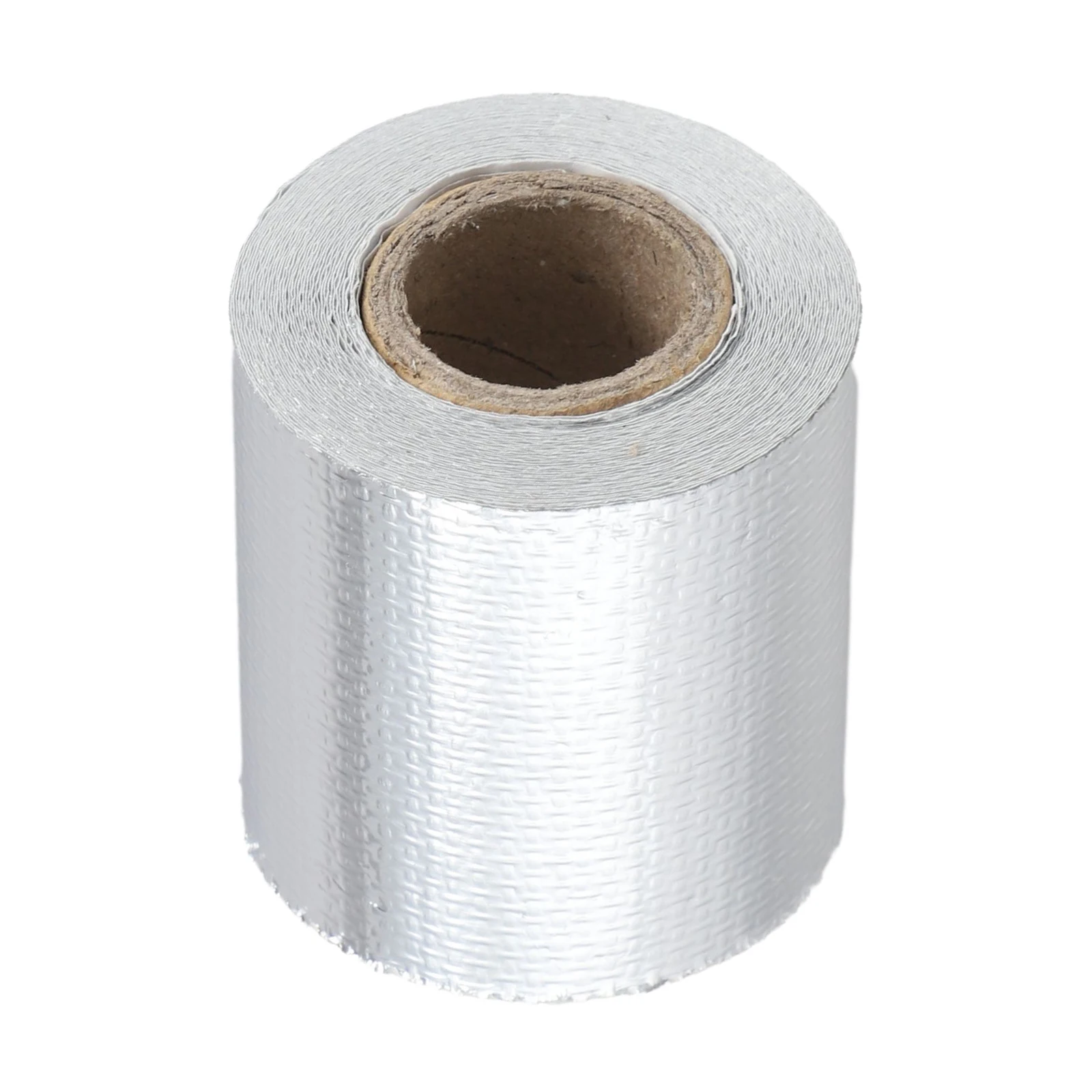 

Высокотемпературная изоляционная лента для выхлопной трубы, лента из стекловолокна, алюминиевой фольги, 1 рулон автомобильной теплозащитной фольги