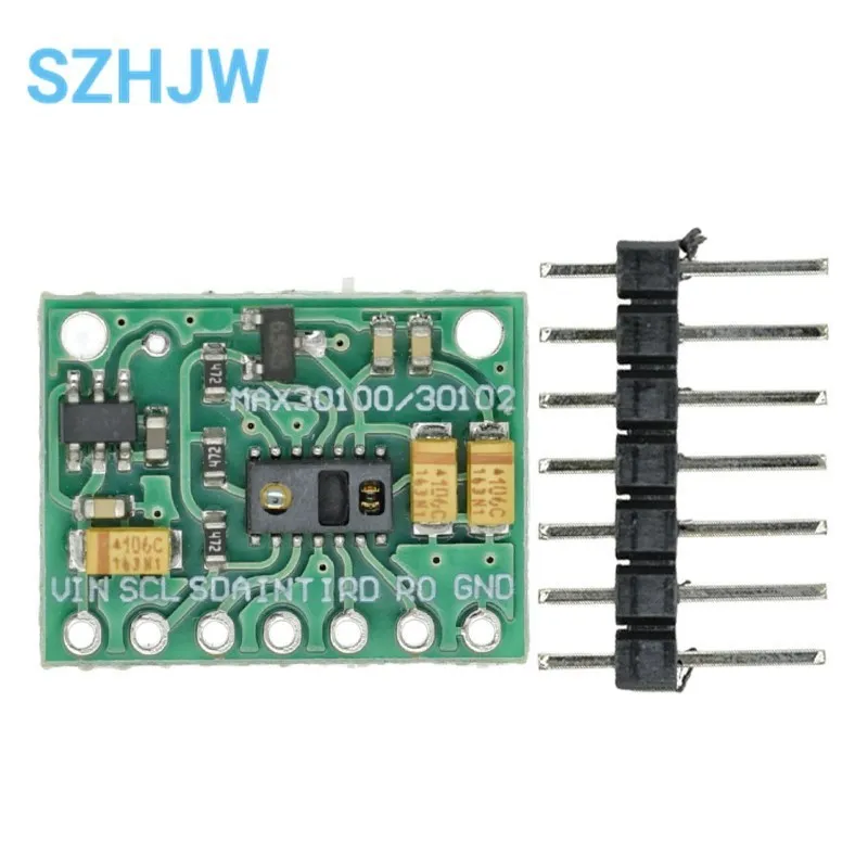 Low Power MAX30100 MAX30102 Sensor Heart Rate Breakout Board For Arduino Blood Oxygen Sensor Module MAX30100 Pulse Oximeter