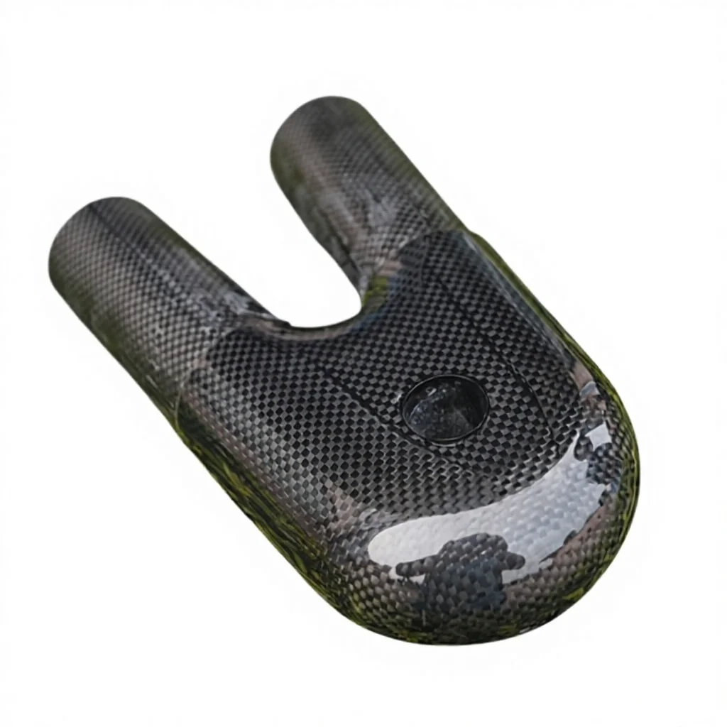 Commercial Carbon Fiber Y-Shaped Connector | 10mm Thickness Customizable Dimensions | Factory Direct Bulk Supply For Marine