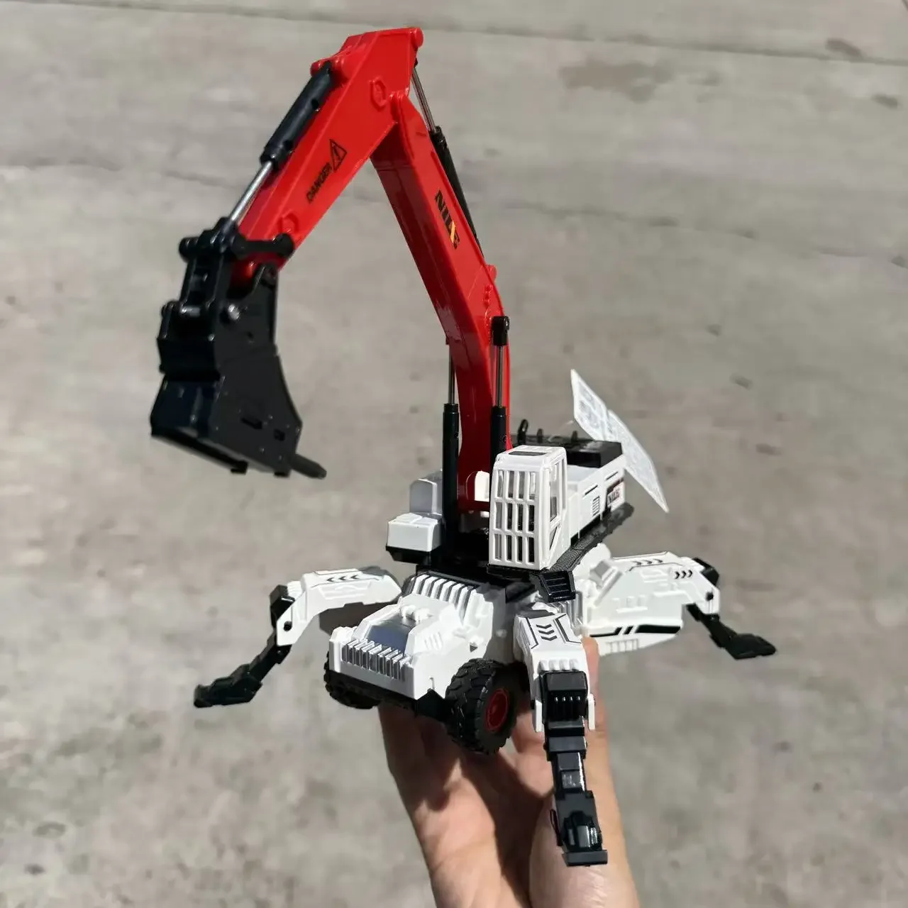 1/50 Inertial Mini Car Deformation Engineering Truck Vehicle Children's Toy Model Excavator Toys for Boys Kids Christmas Gifts