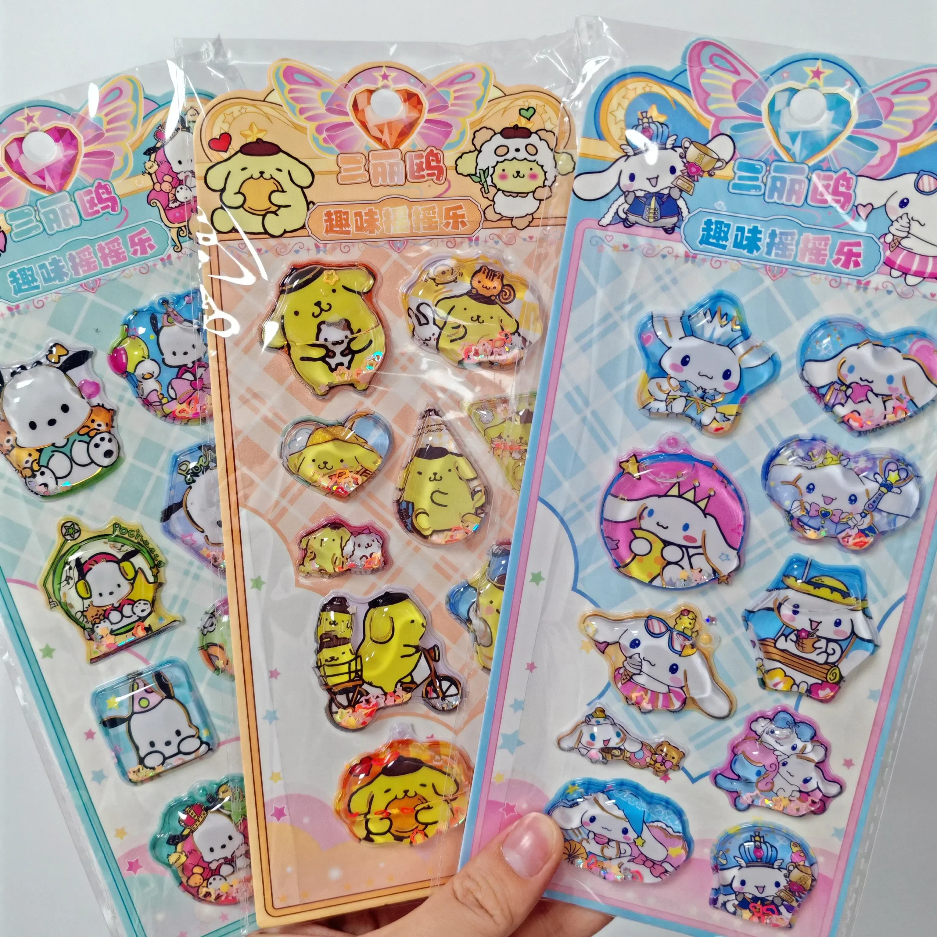 6 نمط أنيمي Kawaii سانريو HelloKitty Kuromi ثلاثية الأبعاد هز ملصقات لطيف ألبوم بها بنفسك ألبوم مذكرات كتيب ديكور مدرسة طالب القرطاسية لعبة #6