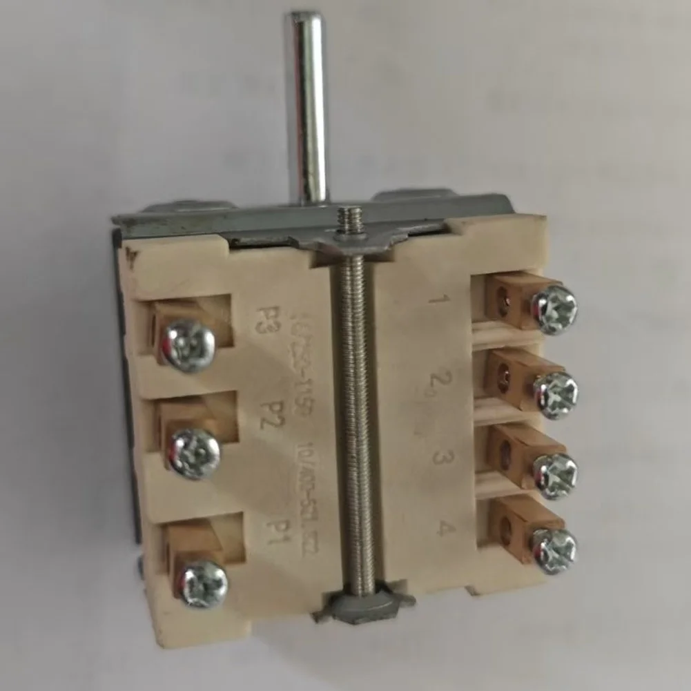 4 Position Switch Stove Rotary Switch For Temperature Management Gray Switch 250V 32A Rating For Electric Stove