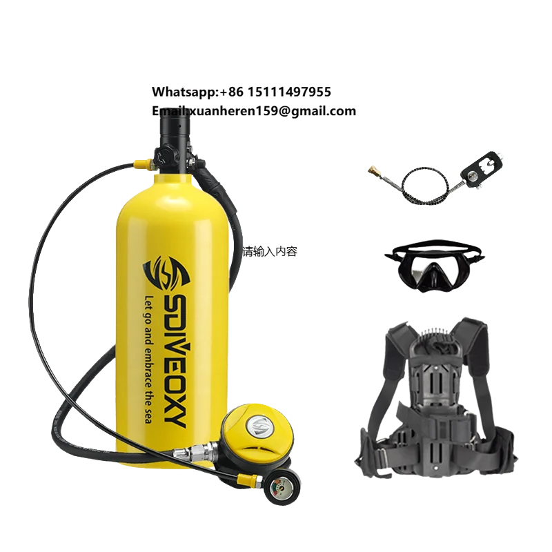 High Quality 3L Mini Scuba Diving Tank with CE Approval Factory Price Swim & Dive Gear & Equipment Wholesale