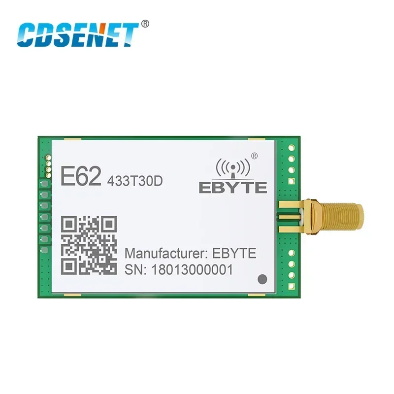 10pcs 433MHz Full Duplex Wireless Rf Module CDSENET E62-433T30D Transparent Transport 1W UART 3KM Automatic Frequency Hopping