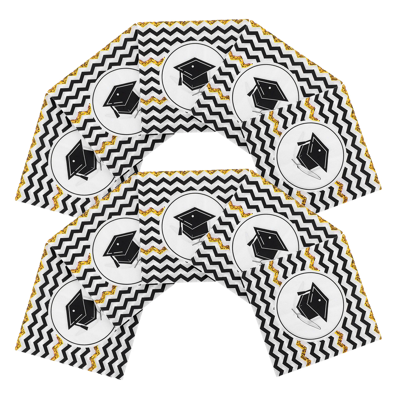 100 pezzi tovaglioli di carta per feste di laurea design unico assorbente per la decorazione della tavola cocktail cena uso decorazioni di laurea ospite