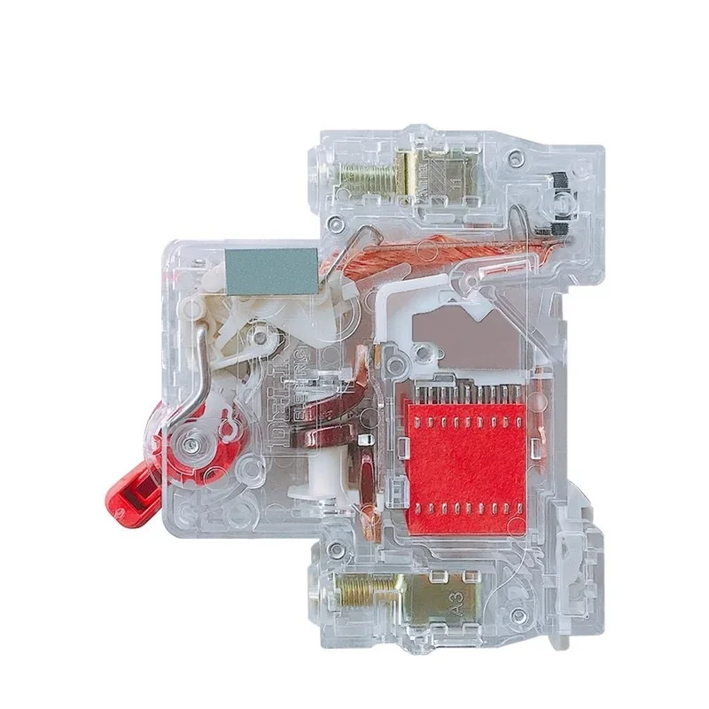 DELEX Transparent MCB DZ47 NXB DZ30/Z40 EPN DPN TPN  AC Miniature Circuit Breaker DIN Rail Household Air Switch Original Product