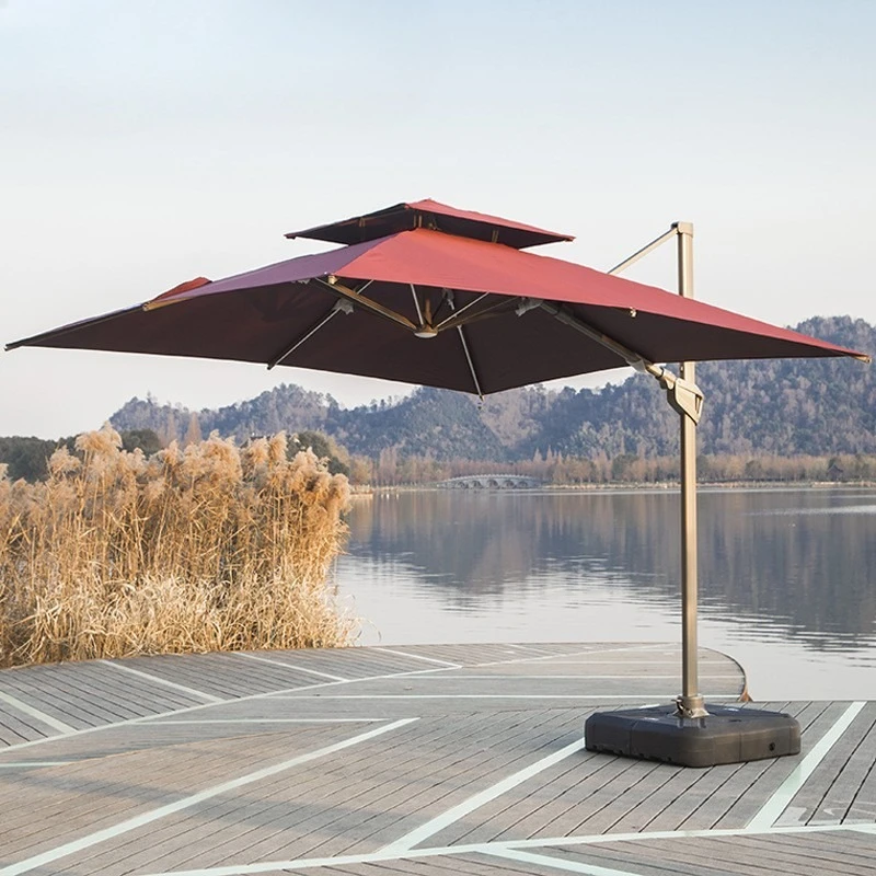 

Forbes Outdoor Parasol Garden Umbrella Commercial Sun Outdoor Roman Villa Garden Stall Outdoor