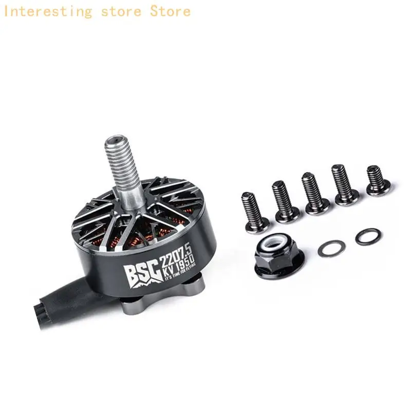 Bürstenloser Motor mit Gewindewelle BSC2207.5 für 5-Zoll-FPV-Drohnen-Builds, Metall-Außenläufer für Wartung und Ersatzplanung – Detail 10