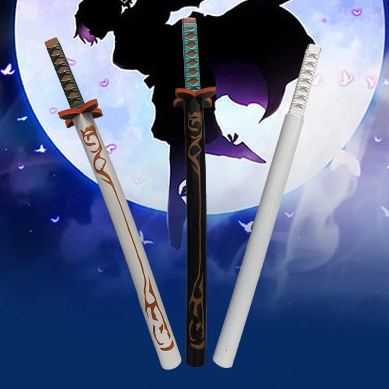 Espada Katana de 72 cm de Demon Slayer, Kochou Shinobu, Hashibira Inosuke, Tanjirou, Kanroji Muichirou, Espadas de Anime, Accesorio de Cosplay, Regalo