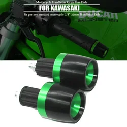 CNC Motorcycle Accessories Handlebar Grips Handle Bar Cap End Plugs for Kawasaki Z900 Z1000 Z400 Z650 Z800 Z750 ZRX1200R ZXR6R