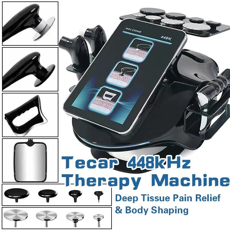 Hazeen 448kHz Therapy Machine with 448kHz Frequency and CET+RET Technology for Skin Firming and Body Slimming