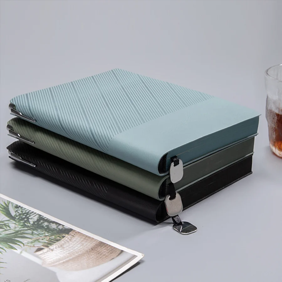 دفتر ملاحظات من نسيج قطني طويل الحرفي - دفتر رسم مقاس A5 مع غطاء من الكتان المزخرف