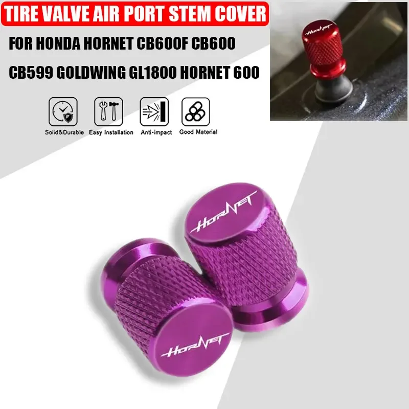 

2 Pcs Motorcycle Accessories For HONDA Hornet CB600F CB600 CB599 Goldwing gl1800 Hornet 600 Tire Valve Air Port Stem Cover Caps