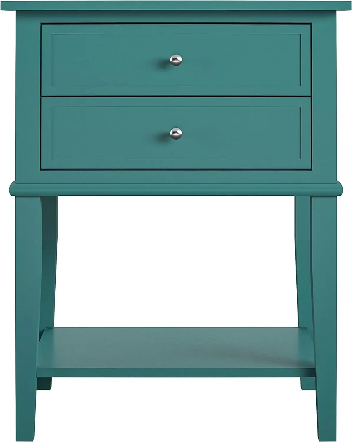 

Franklin Accent Table with 2 Drawers, Emerald