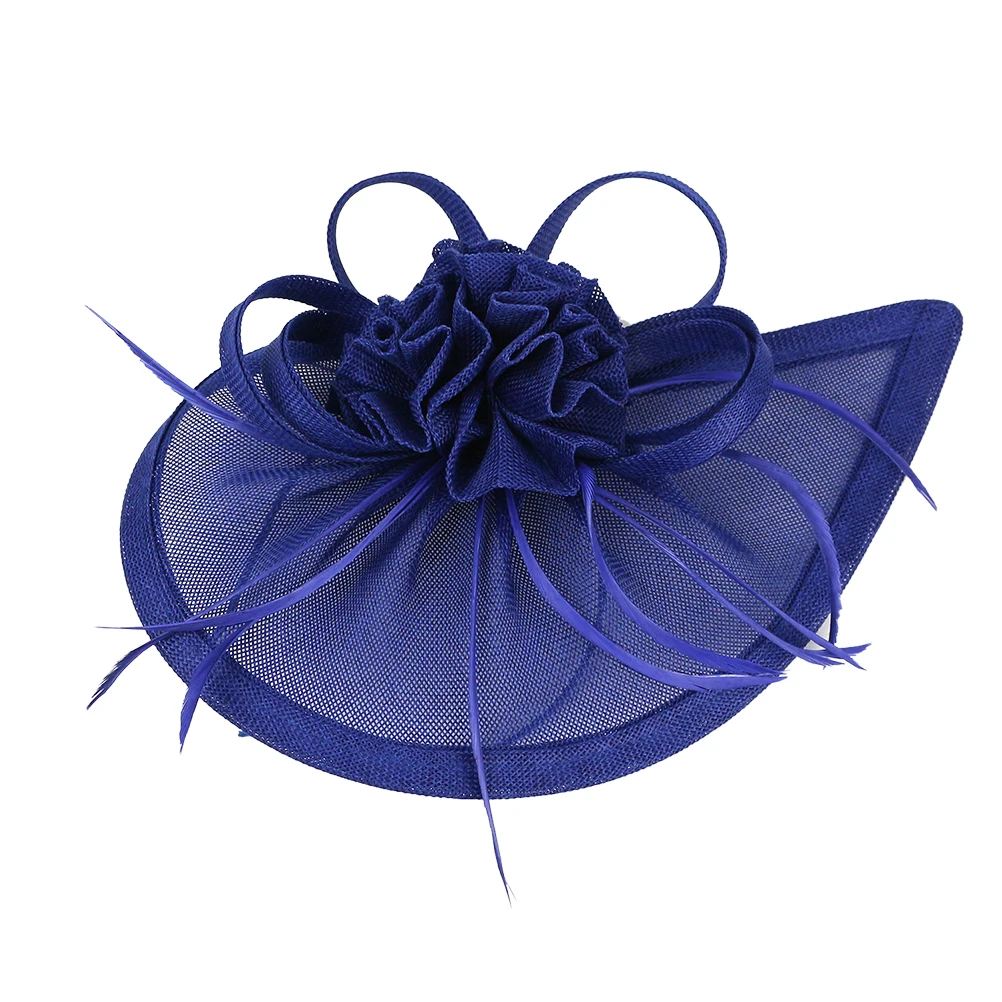 

Top Hat Head Flower Mini Headband Elegant Hats for Women Fascinator Fancy Tea Party Wedding Guest Has