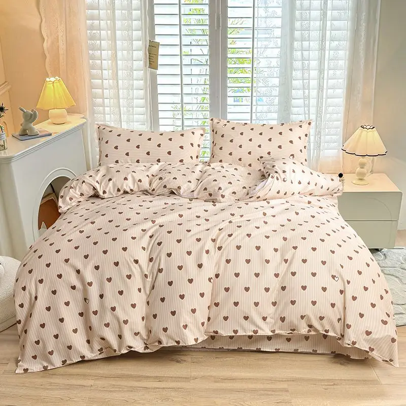 Hotel Quality 200x230cm Queen Size Duvet Cover Set Anti Static Dust Proof Bedroom Essentials With Hidden Buttons Home Textile
