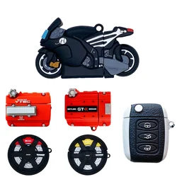 Engine Motorcycle Case for Airpods Pro 1 2 Generation Silicone Cover for Apple Airpods 4 2 3 Shell Gifts for Men Wheel Hub Key