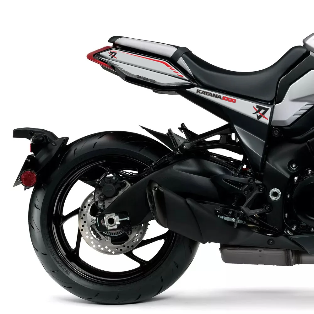 

Защитная наклейка на задний обтекатель мотоцикла, наклейка на хвостовую часть для Suzuki Katana 1000 GSX-S1000S 2018-2024, 3D гелевые наклейки