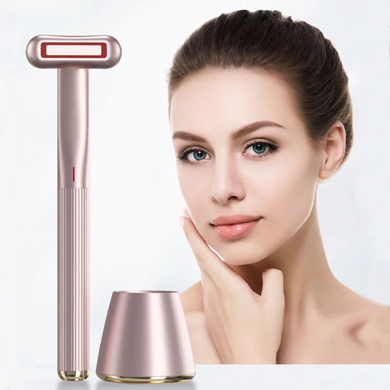 Alwafore Therapeutische Warmte Gezichtsmassage 4-In-1 Gezichtstaf Huidverzorgingstool Verminderen Rimpels Anti-Aging Gezichtsverzorgingstool