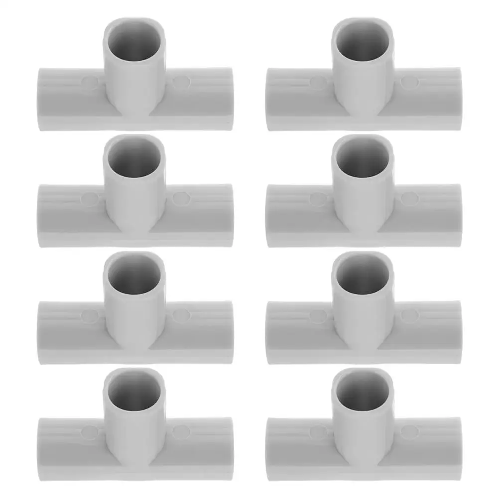 

8 шт. аксессуары для забора, соединители для труб из ПВХ, фитинг для ворот, адаптер для замены