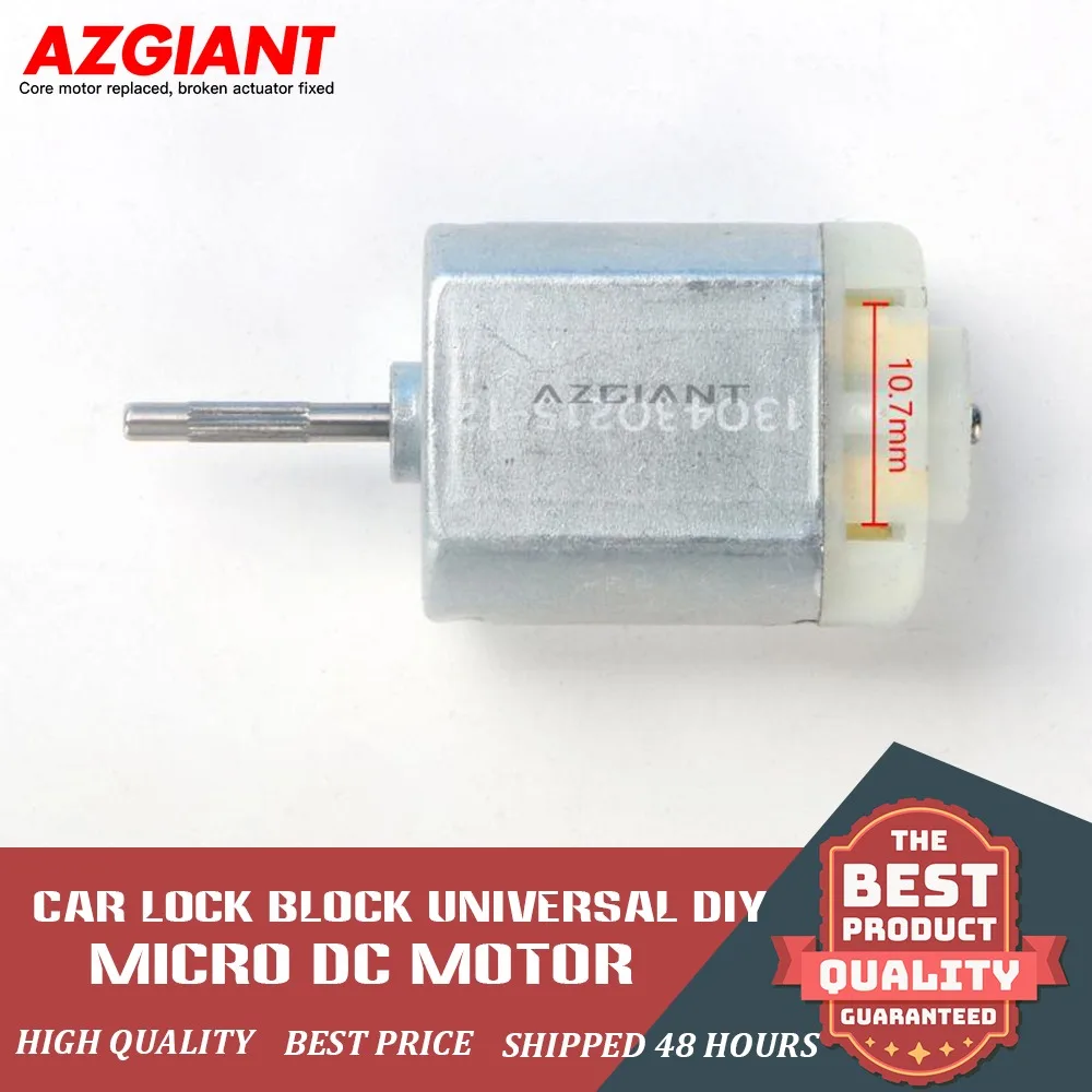 AZGIANT 1/2/3/4/5pcs FC130  Flat Carbon Brush Motor Central Locking Door Lock  Micro motor DC 12V 15000rpm Car Accessories